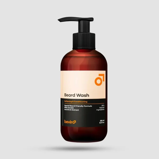 Beviro Beard Wash 250ml - Φροντίδα και Καθαρισμός για Γένια