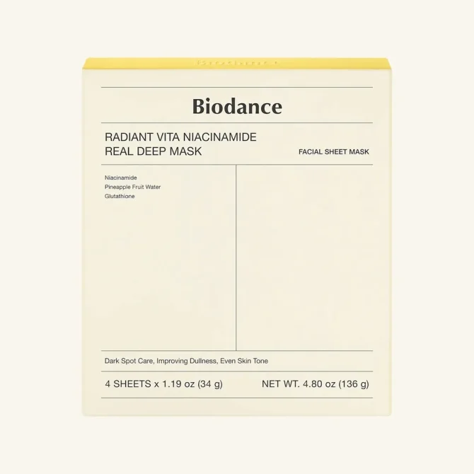Biodance face mask 4pc
