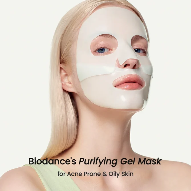 Biodance Refreshing Sea Kelp Deep Μάσκα Προσώπου για Ενυδάτωση και Λάμψη 4 τμχ x 34gr