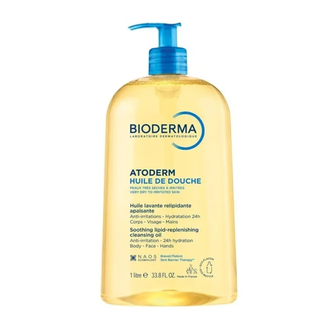 Bioderma Atoderm Shower Oil Cleansing Oil Body Wash for Very Dry Skin and Eczema Bioderma Atoderm Αφρός για το Σώμα – Απαλή και Απολαυστική Φροντίδα Επιδερμίδας