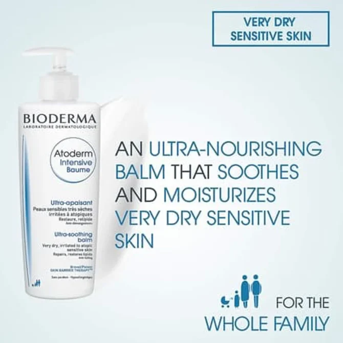Bioderma Atoderm Intensive Baume 500ml 2 Bioderma Atoderm Intensive Baume 500ml - Ενυδατικό Balm για Ευαίσθητη Ατοπική Επιδερμίδα
