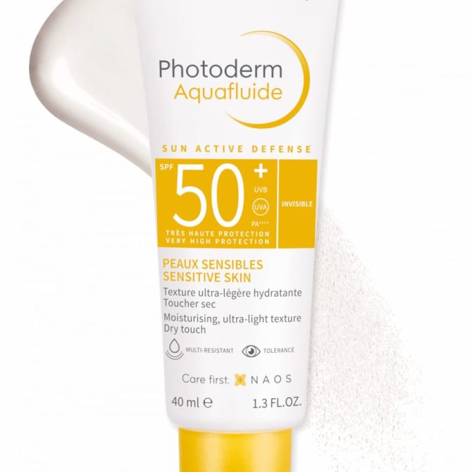 Αντηλιακή κρέμα fluide SPF50 Ελαφριά αντηλιακή κρέμα προσώπου για καθημερινή χρήση
