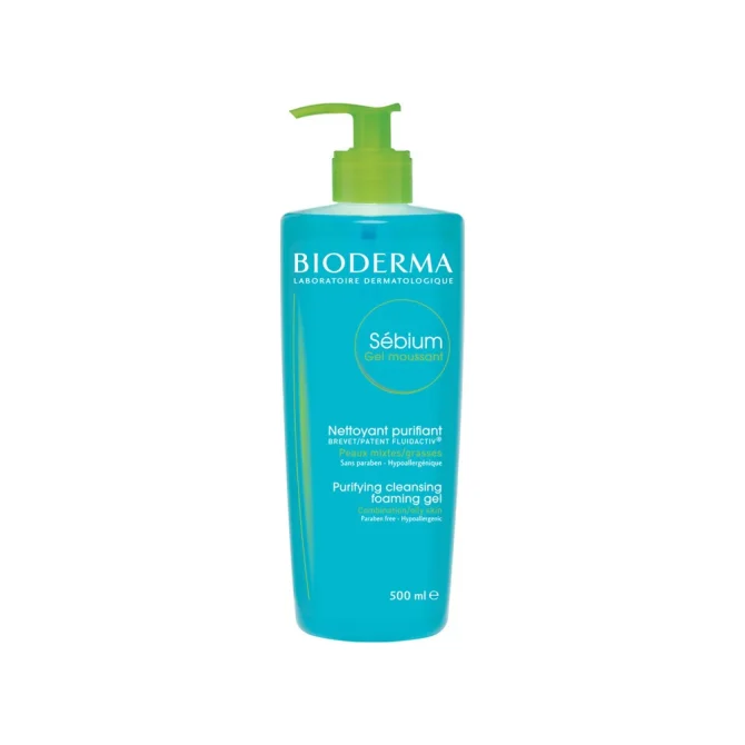 Bioderma Sebium Gel Καθαρισμού Προσώπου 500ml για Ακνεϊκές Επιδερμίδες
