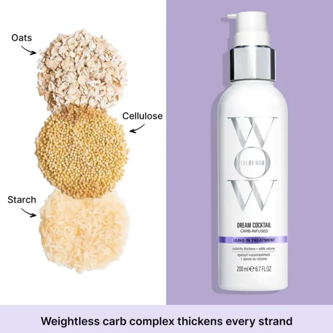 Color Wow Dream Cocktail Instant Volume Hair Tonic Leavein Thickening Treatment Carb Cocktail Bionic Tonic 3 Color Wow Dream Cocktail Leave In Conditioner για Όγκο σε Βαμμένα Μαλλιά 200ml