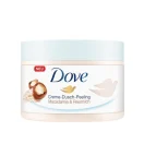 Dove Scrub Σώματος Macadamia & Rice Milk 225ml για Βαθύ Καθαρισμό και Ενυδάτωση