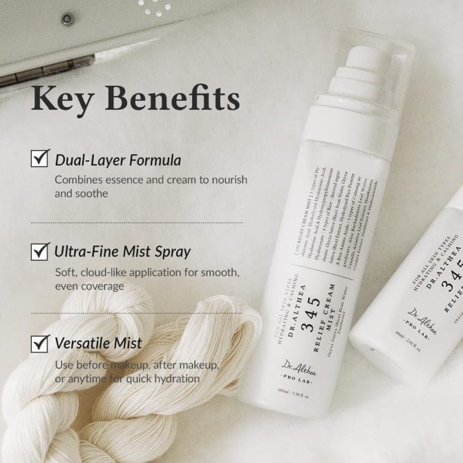 Dr. Althea skincare mist routine Face mist Dr. Althea ιδανικό για χρήση μέσα στη μέρα