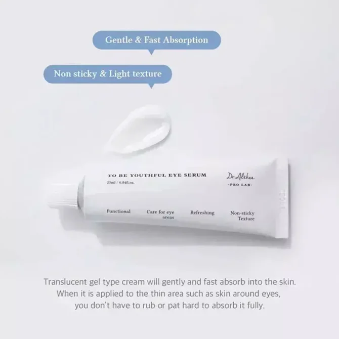 Dr. Althea To Be Youthful Αντιγηραντικό Serum Ματιών με Νιασιναμίδη & Βιταμίνη E 25ml
