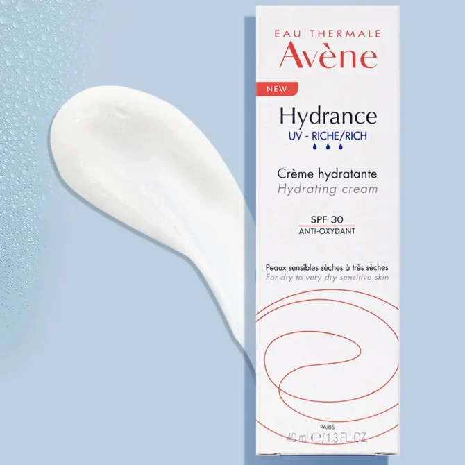 Eau Thermale Avène Hydrance UV Rich 3 Eau Thermale Avène Hydrance UV Rich 24ωρη Ενυδατική Κρέμα Προσώπου με SPF30, 40ml