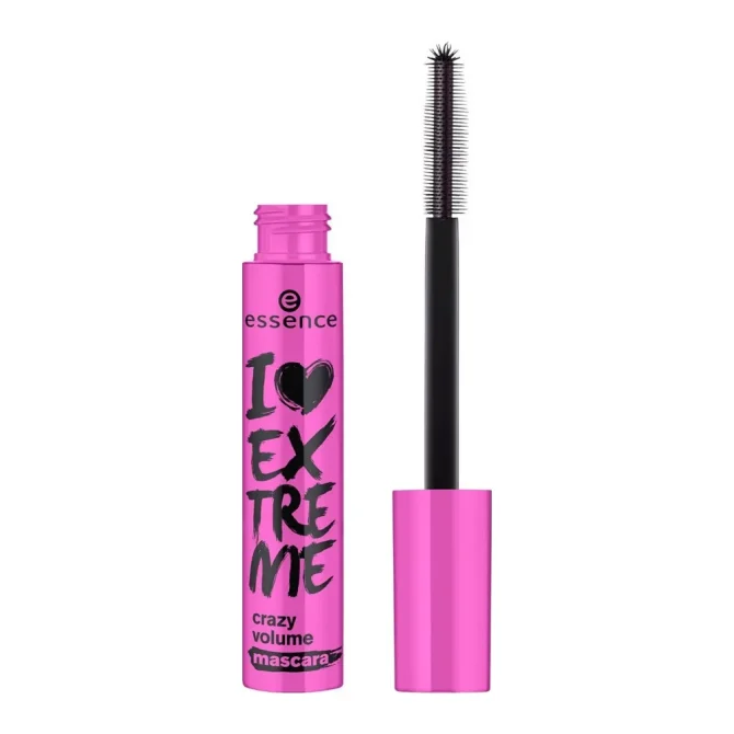 Essence I Love Extreme Crazy Volume Mascara Black 12ml 2 Essence I Love Extreme Crazy Volume Mascara Black 12ml – Έντονος Όγκος και Μαύρο Χρώμα