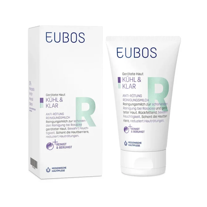 Eubos Cool & Calm Redness 150ml Eubos Cool & Calm Redness Relieving Γαλάκτωμα Καθαρισμού Προσώπου 150ml για Ακνεϊκές Επιδερμίδες
