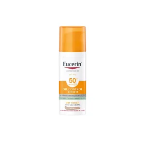 Eucerin Sun Protection Αντηλιακό Gel Προσώπου SPF50 με Χρώμα Medium 50ml – Υψηλή Προστασία και Φυσικό Αποτέλεσμα