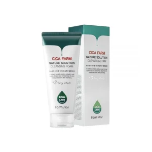 Farm Stay Cica Farm Nature Solution Cleansing Foam 180ml - Απαλός Αφρός Καθαρισμού Προσώπου