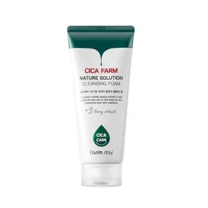 Farm Stay Cica Farm Nature Solution Cleansing Foam 180ml - Απαλός Αφρός Καθαρισμού Προσώπου