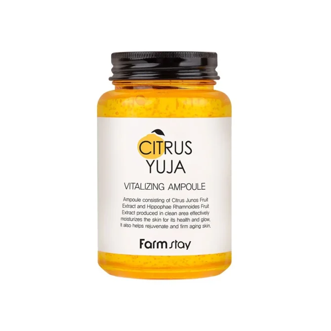 farm-stay-citrus-yuja-essence-250ml Farm Stay Citrus Yuja Essence Προσώπου 250ml με Βιταμίνη C & Νιασιναμίδη για Φρέσκια & Λαμπερή Επιδερμίδα