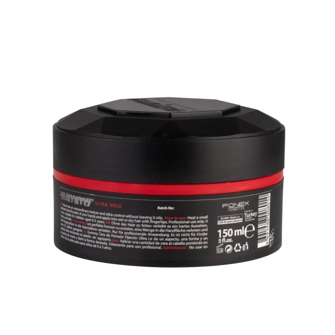 Gummy Ultra Hold Styling Wax 150ml Κερί Μαλλιών με Δυνατό Κράτημα & λάμψη