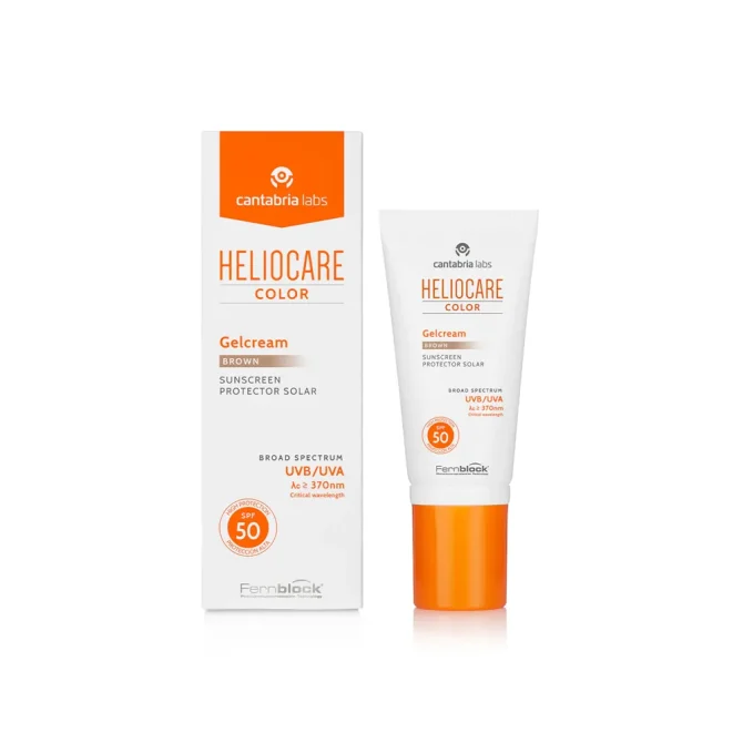 Heliocare Color Gelcream Brown Spf 50 50ml 2 Heliocare Color Gelcream SPF50 Αντηλιακό Gel Προσώπου με Χρώμα Brown 50ml
