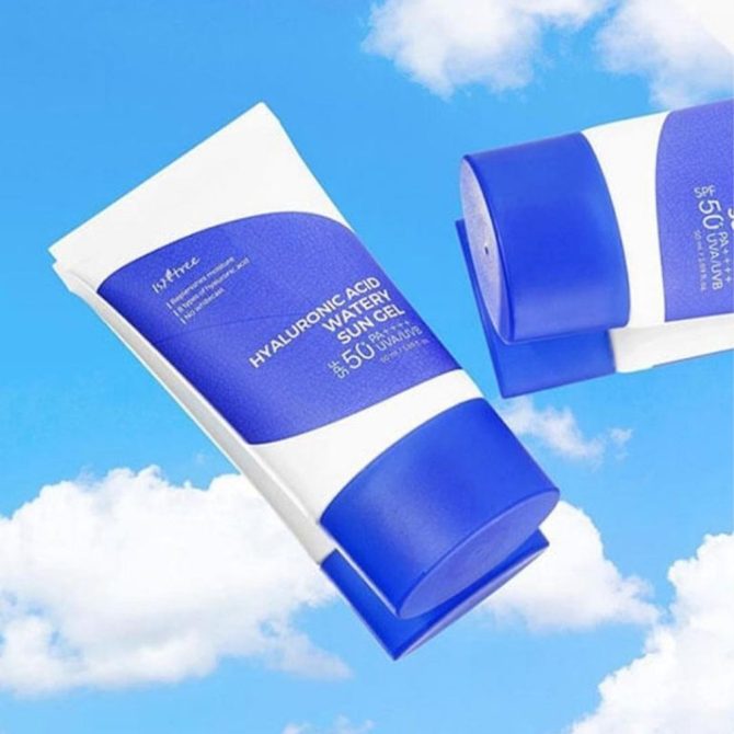Isntree Hyaluronic Acid Αντηλιακό Gel Προσώπου SPF50 50ml για Ενυδάτωση και Προστασία