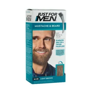 Just For Men Easy Brush In Colour M 25 Καστανό Ανοιχτό - Βαφή για Γένια & Μουστάκι