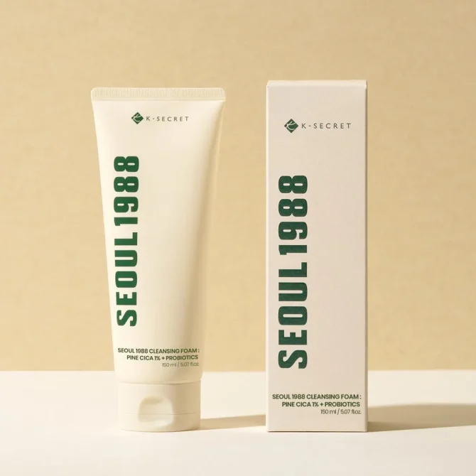 Ksecret Seoul 1988 Cleansing Foam Pine Cica 1 Probiotics - Αφρός Καθαρισμού Προσώπου για Ακνεϊκές Επιδερμίδες 150ml