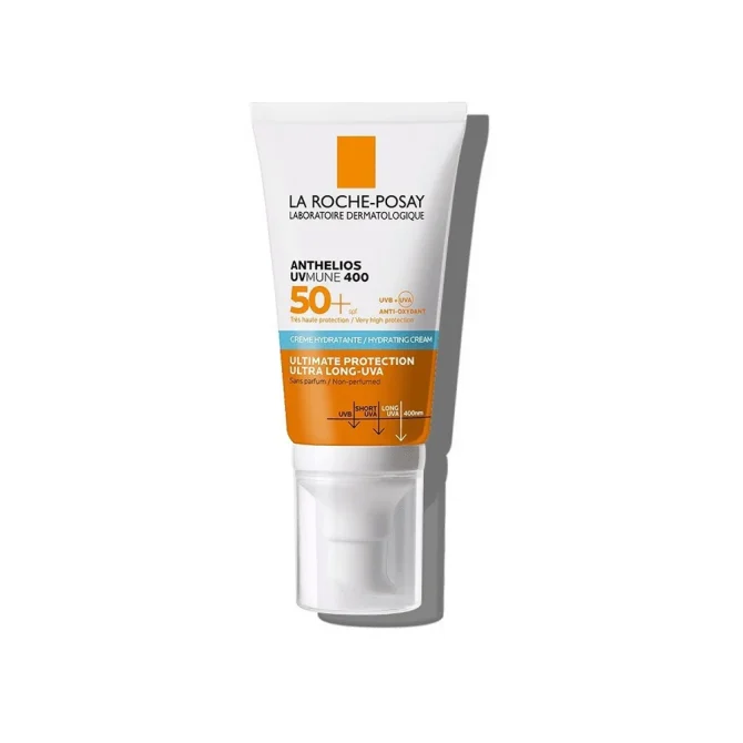 La Rocheposay Anthelios Uvmune 400 Hydrating Cream Spf 50 50 Ml La Roche-Posay UVMune 400 SPF50 Αντηλιακή Κρέμα Προσώπου 50ml για Υψηλή Προστασία