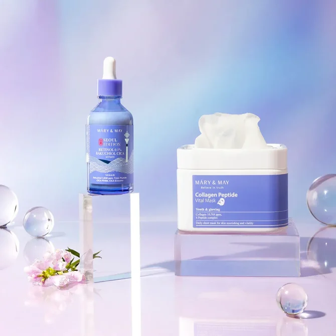 Mary & May 0.1% Bakuchiol Cica Serum – Καταπραϋντικό & Αντιγηραντικό για Πρόσωπο 80ml