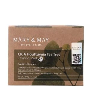 Mary & May Cica Houttuynia Tea Tree Calming Mask μάσκες προσώπου για καταπράυνση