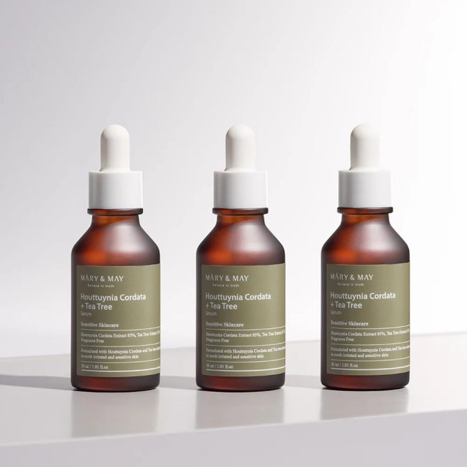 Mary & May Houttuynia Cordata + Tea Tree Καταπραϋντικό Serum Προσώπου 30ml για ήρεμο και καθαρό δέρμα
