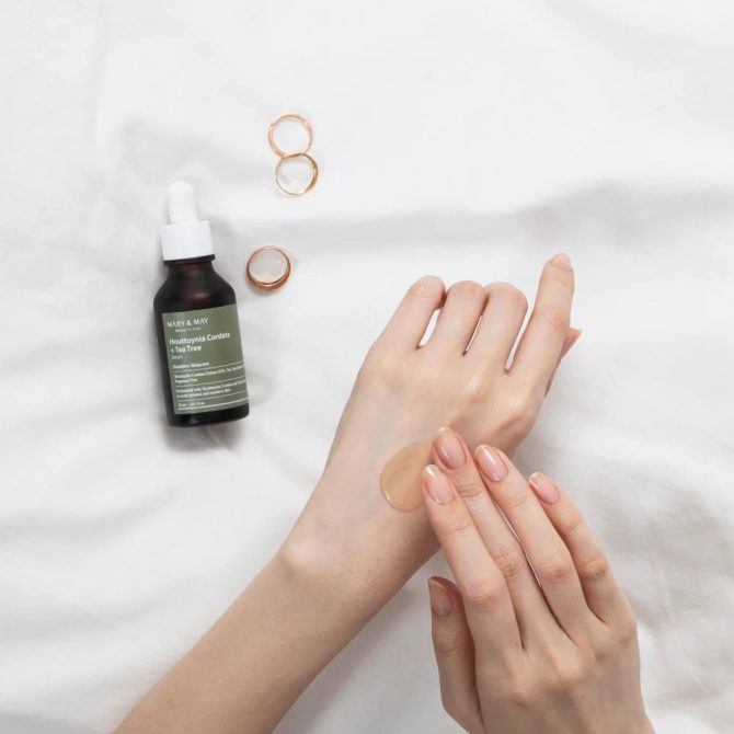 Mary & May Houttuynia Cordata + Tea Tree Καταπραϋντικό Serum Προσώπου 30ml για ήρεμο και καθαρό δέρμα
