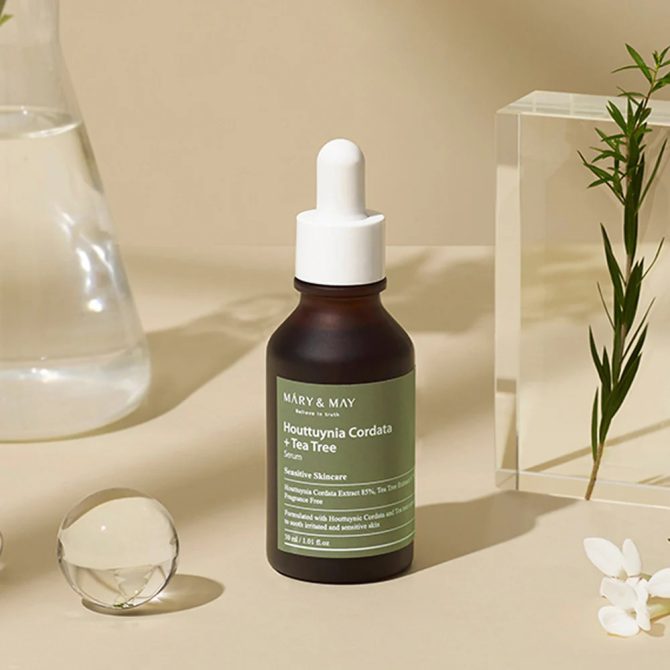 Mary & May Houttuynia Cordata + Tea Tree Καταπραϋντικό Serum Προσώπου 30ml για ήρεμο και καθαρό δέρμα