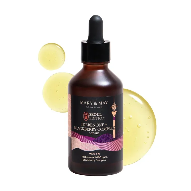 Mary & May Seoul Edition Vegan Idebenone+Blackberry Complex Serum Ενυδάτωσης & Αντιγήρανσης με Βιταμίνη C 80ml