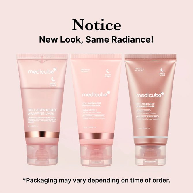 Medicube Collagen Night Wrapping Μάσκα Νύχτας για Ενυδάτωση & Σύσφιξη με Νιασιναμίδη 75ml