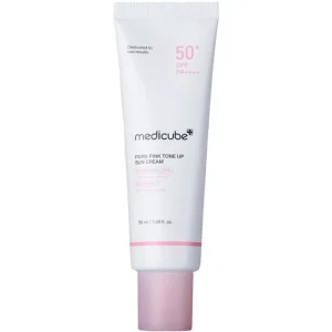 Medicube PDRN Pink Tone Up Αντηλιακή Κρέμα SPF50+ 50ml για Λάμψη και Προστασία