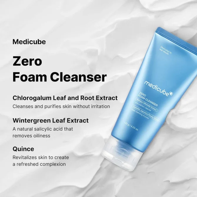 medicube-zero-foam-cleanser-katharismos 2 Medicube Zero Foam Cleanser - Απαλός Αφρός Καθαρισμού Προσώπου για Καθημερινή Φροντίδα
