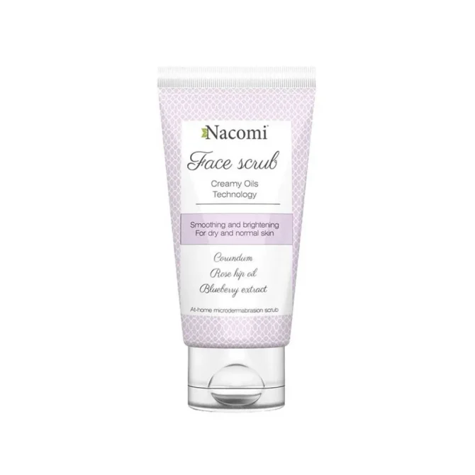 Nacomi Smoothing Scrub Προσώπου 85ml – Απαλή και Λαμπερή Επιδερμίδα