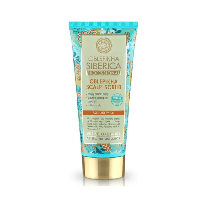 Natura Siberica Oblepikha Scalp Scrub 200ml – Απαλό Απολεπιστικό Τριχωτού
