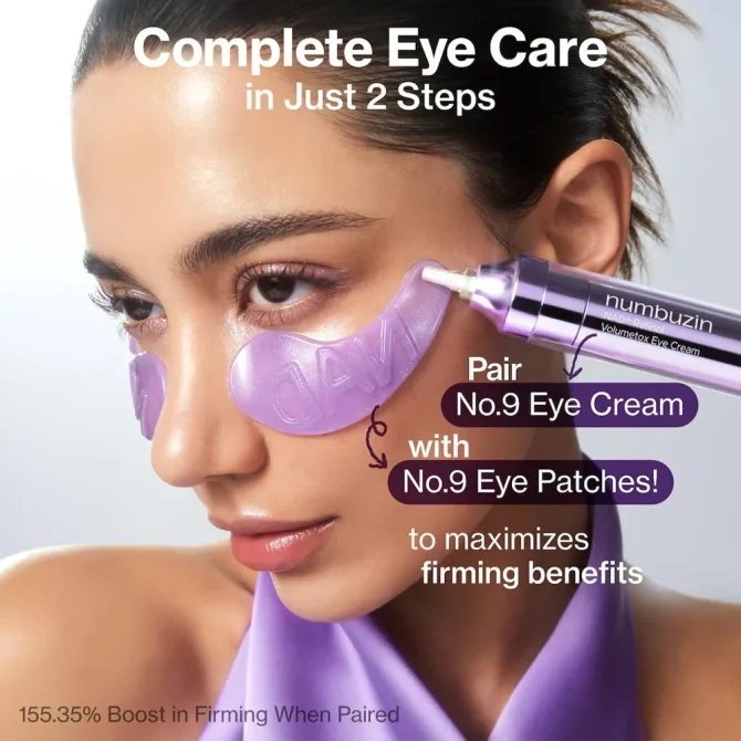 Numbuzin No.9 NAD Retinol Volumetox eye cream 10ml 2 Numbuzin No.9 NAD Retinol Volumetox Κρέμα Ματιών 10ml για Σύσφιξη & Αντιγήρανση