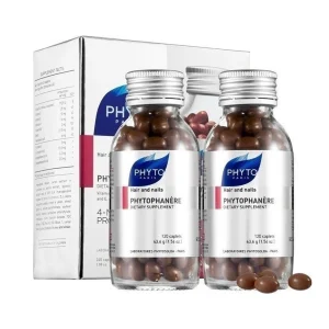 Phyto Phytophanere Ειδικό Συμπλήρωμα Διατροφής 2 x 120 κάψουλες για Υγεία Μαλλιών & Νυχιών