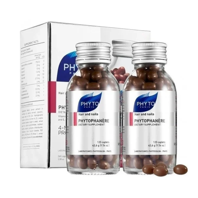 Phyto Phytophanere Ειδικό Συμπλήρωμα Διατροφής 2 x 120 κάψουλες για Υγεία Μαλλιών & Νυχιών
