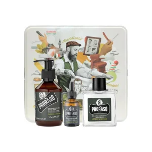 Proraso Cypress & Vetyver Σετ Περιποίησης Γενιών με Shampoo, Balm & Λάδι
