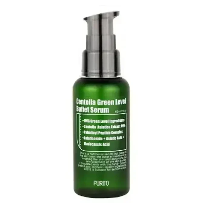 Purito Centella Green Level Buffer Αντιγηραντικό Serum με Centella Asiatica & Νιασιναμίδη, 60ml