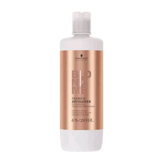 Schwarzkopf Blondme Οξυζενέ Μαλλιών σε Λάδι 20Vol 1000ml - Απαλή Φροντίδα για Ξανθά Μαλλιά