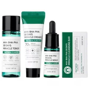 Some By Mi Aha Bha Pha 30 Days Miracle Starter Kit – Σετ Περιποίησης 4τμχ για Φυσική Ενυδάτωση