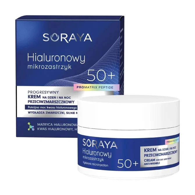 soraya-antigirantiki-krema-proswpou-yalouroniko-50ml Soraya Αντιγηραντική Κρέμα Προσώπου με Υαλουρονικό Οξύ 50ml – Ενυδάτωση & Λάμψη