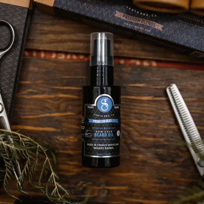 Suavecito Premium Blends Beard Oil Rum Cask - Λάδι Περιποίησης Γενιών 30ml