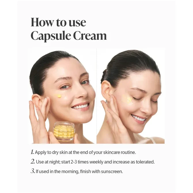 Sungboon Editor Deep Collagen Retinol Power Boosting Capsule Cream 50ml 3 Sungboon Editor Deep Collagen Retinol Power Αναπλαστική Κρέμα Προσώπου 50ml