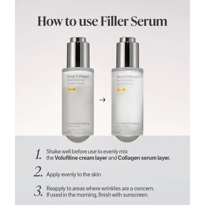 Sungboon Editor Deep Collagen Serum 30ml 4 Sungboon Editor Deep Collagen Serum Προσώπου 30ml για Φυσική Σύσφιξη και Ενυδάτωση
