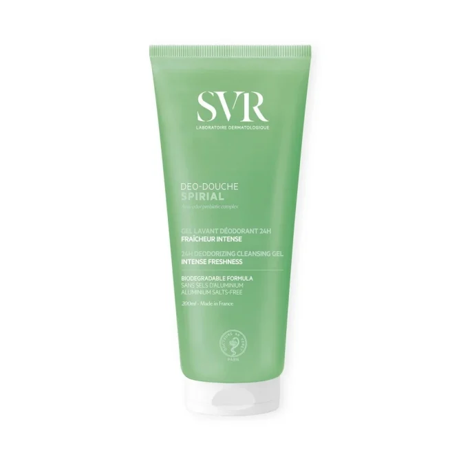 SVR Laboratoire Spirial Deo-Douche 24h Αφρόλουτρο με Αποσμητική Δράση για Έντονη Φρεσκάδα 200ml SVR Laboratoire Spirial Deo-Douche 24h Αφρόλουτρο με Αποσμητική Δράση για Έντονη Φρεσκάδα 200ml