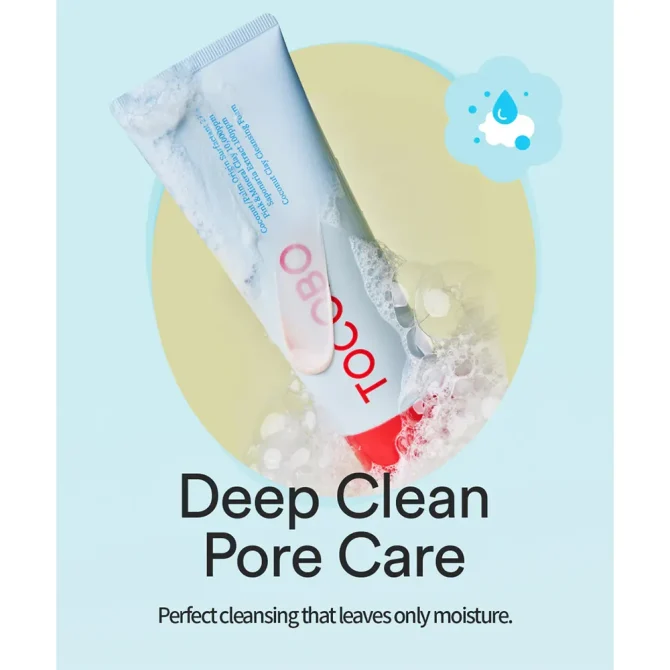 Tocobo Coconut Clay Cleansing Foam 150ml 5 Tocobo Coconut Clay Αφρός Καθαρισμού Προσώπου 150ml για Απαλή Καθαριότητα