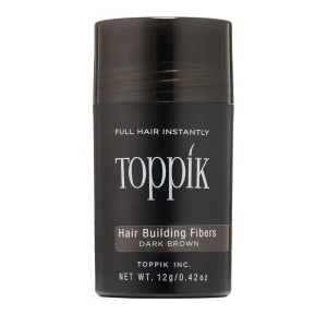 Toppik Ίνες Κάλυψης Αραίωσης Μαλλιών με Κερατίνη Regular Dark Brown 12gr
