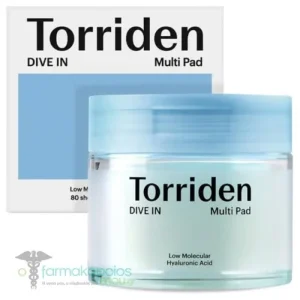 Torriden Dive-in Low Molecule Hyaluronic Acid Multi Pad – Ενυδάτωση & Φροντίδα Προσώπου 80 τεμάχια